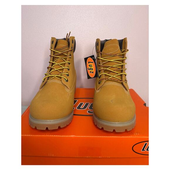 Lugz Men\'s Convoy 6 Inch Boot Golden Wheat Bark Tan Gum Size 8 W MCNWK